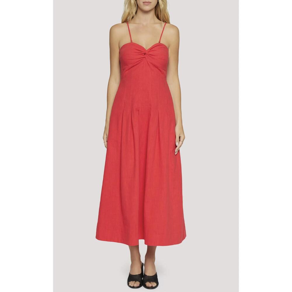 NEW LOST + WANDER catania maxi dress in red